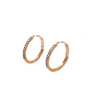 Kai Diamond Rose Gold Hoops
