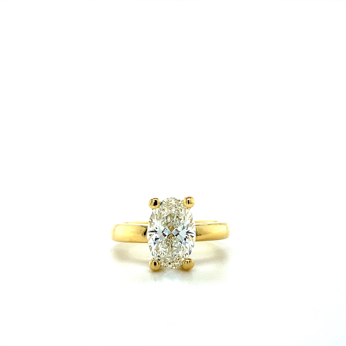 Oval Cut Solitaire Ring