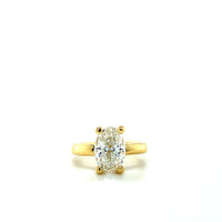 Oval Cut Solitaire Ring
