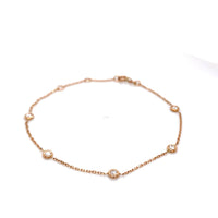 Bezel Set Diamond Bracelet