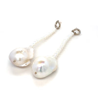 Misty Pearl Drop Earrings