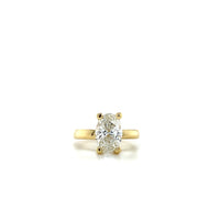 Oval Cut Solitaire Ring