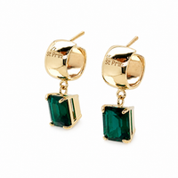 Emerald Drop Earrings