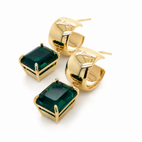 Emerald Drop Earrings