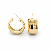 Bec Hoops - Gold Plated