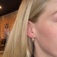 Leon Earrings - Yellow Gold