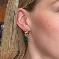 Emerald Drop Earrings