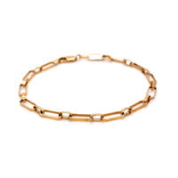 Rey Paperclip Bracelet - Rose Gold