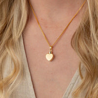 Memorial Ashes Pendant - Petite Heart