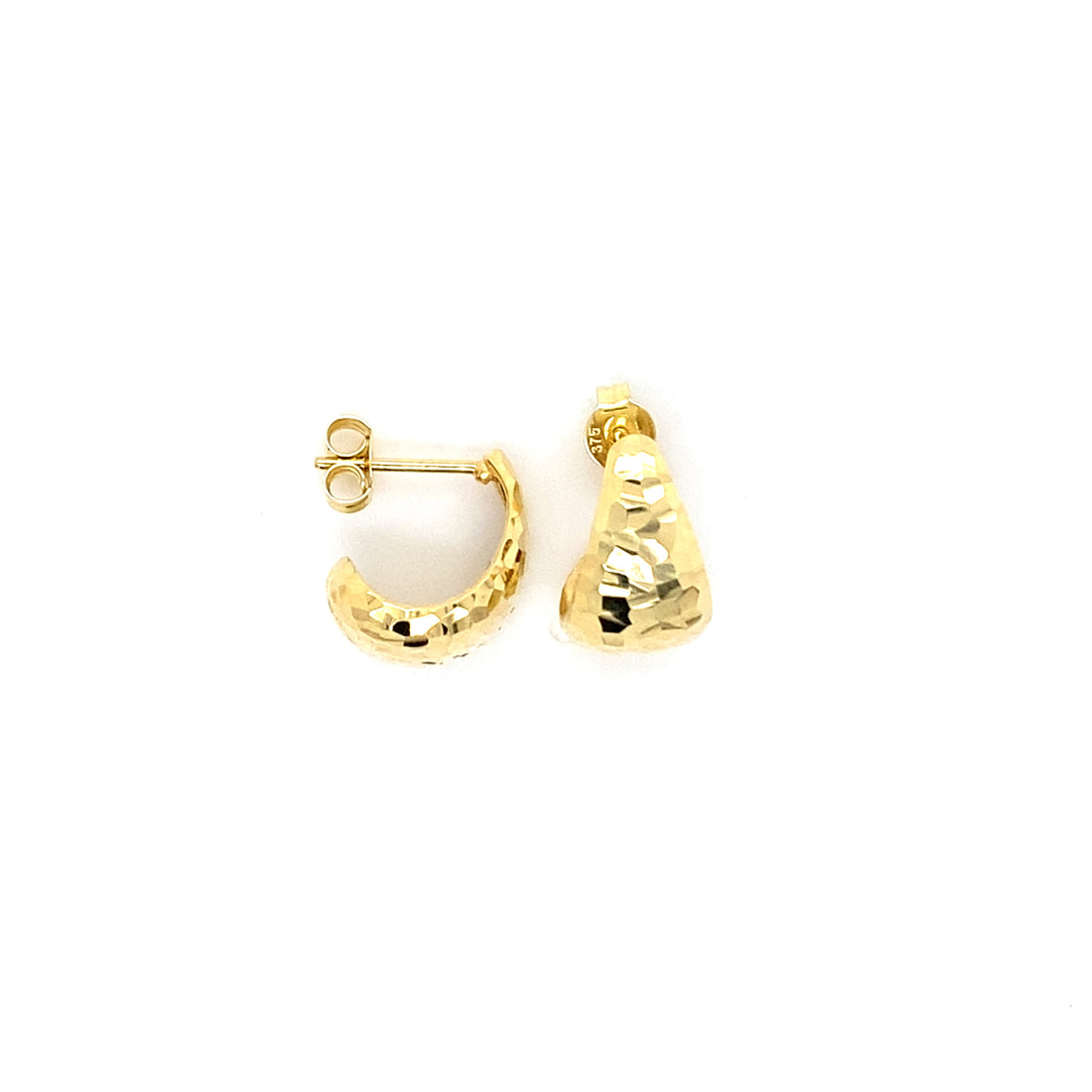 Laser Cut Earrings - Gold