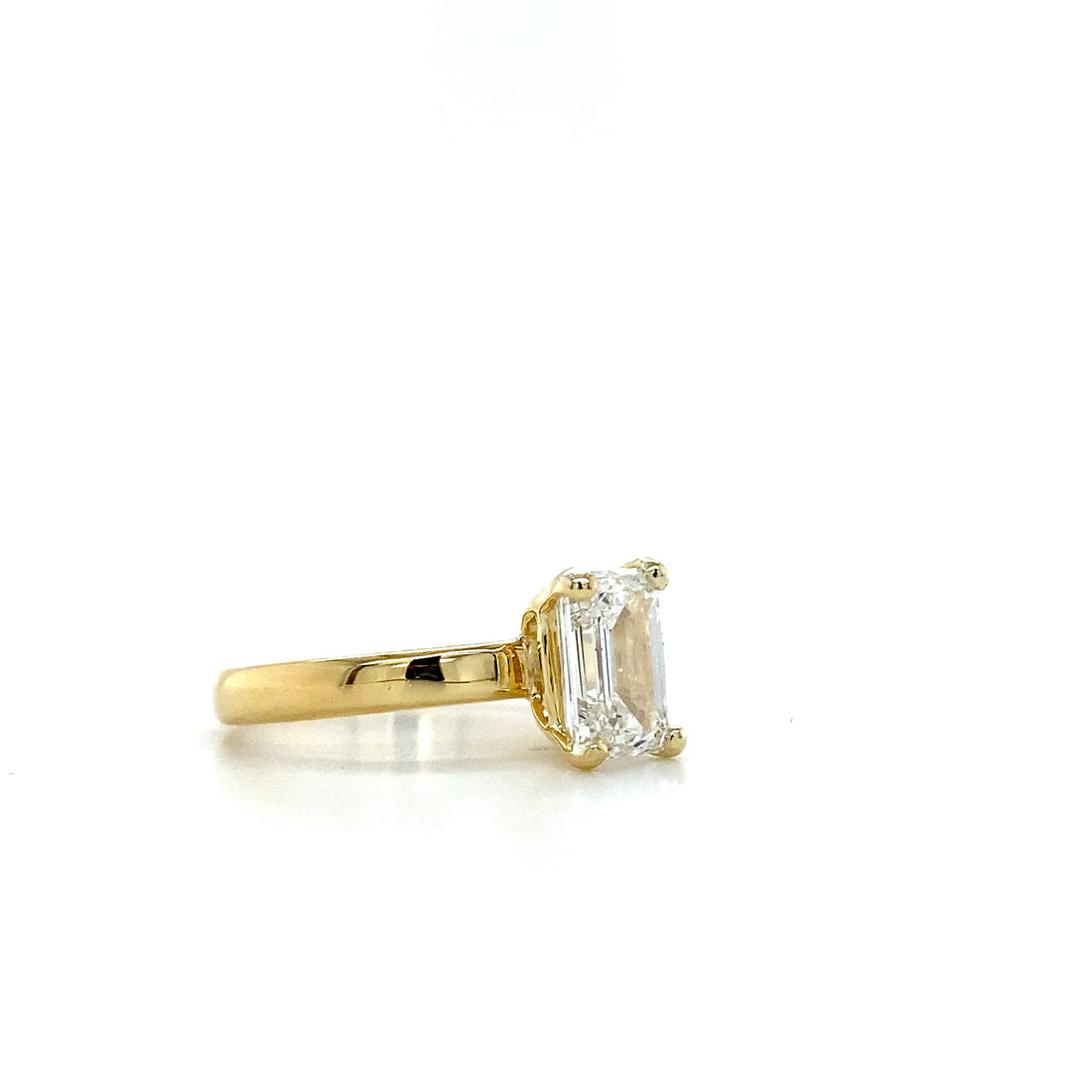 Emerald Cut Solitaire Ring