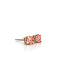 Pink Lab Diamond Studs