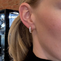 Polly Lab Diamond Hoops