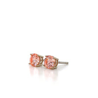 Pink Lab Diamond Studs