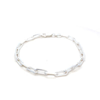 Bella Paperclip Bracelet - Silver