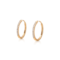 Kai Diamond Rose Gold Hoops