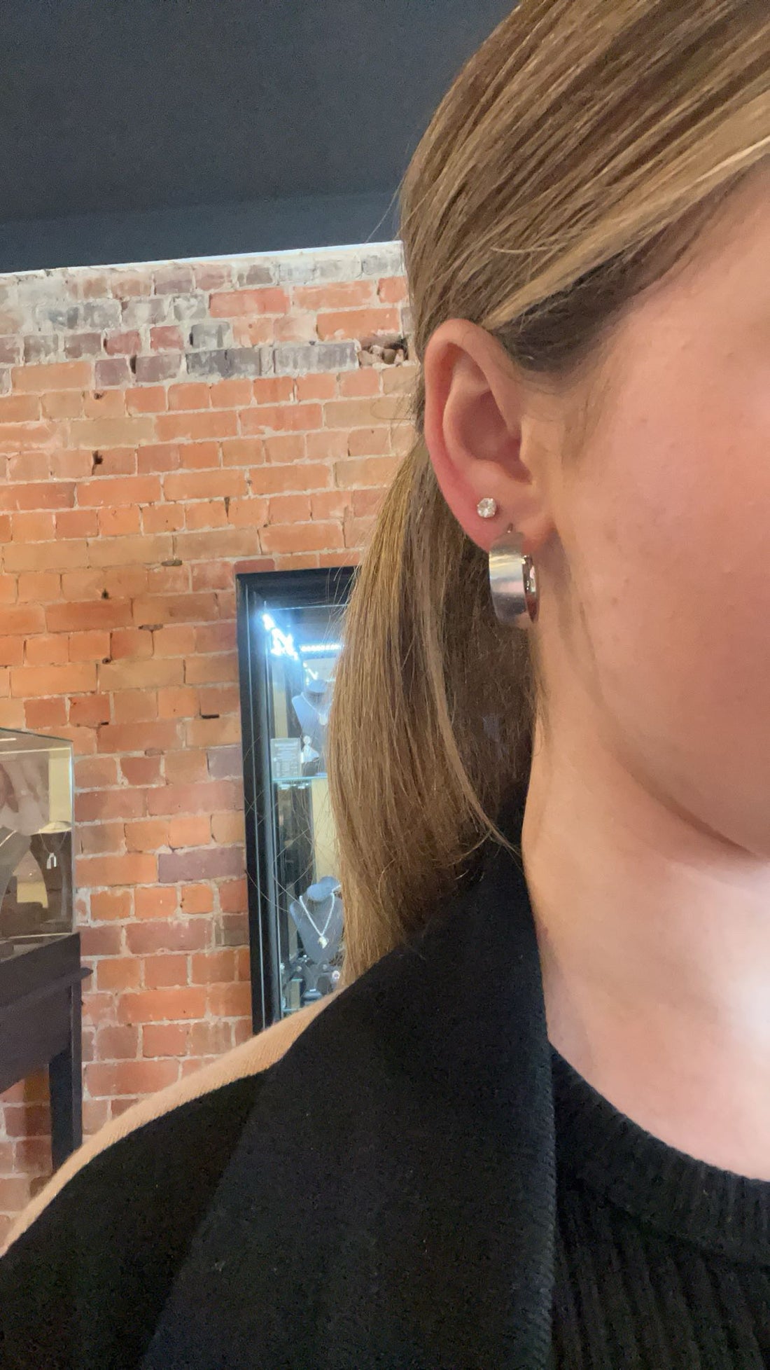Diamond Dust Hoops