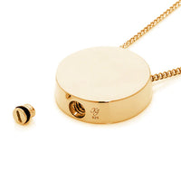 Memorial Ashes Pendant - Round