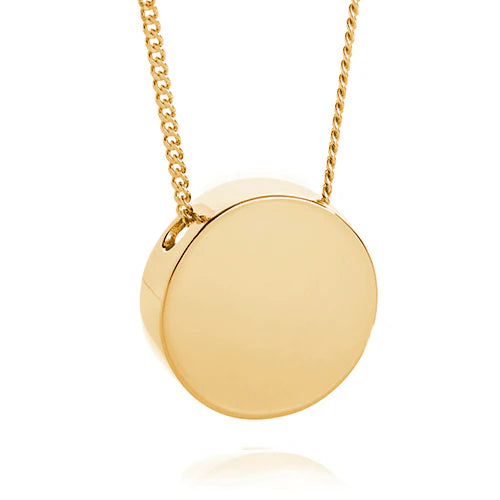 Memorial Ashes Pendant - Round