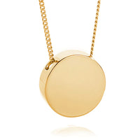 Memorial Ashes Pendant - Round