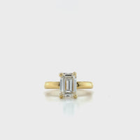Emerald Cut Solitaire Ring