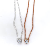 Diamond Slider Necklace