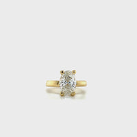 Oval Cut Solitaire Ring