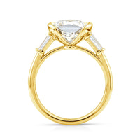 Amos Cushion Cut Diamond Ring - Gold