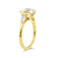Amos Cushion Cut Diamond Ring - Gold