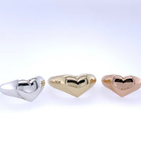 Heart Signet - Sterling Silver