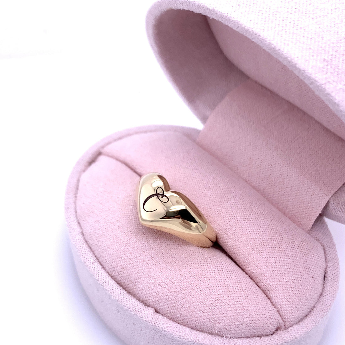Heart Signet - Sterling Silver