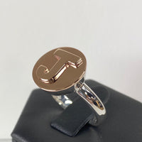 Little Sister Ring - Gold Initial / Gold Top