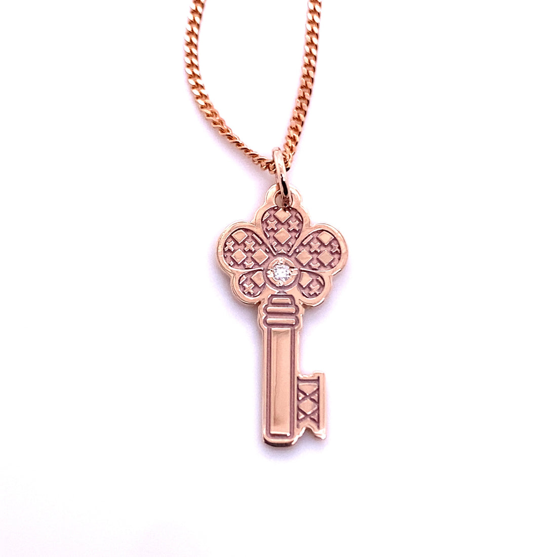 21st Key - 9ct Rose Gold