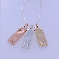 Diamond Tile Pendant