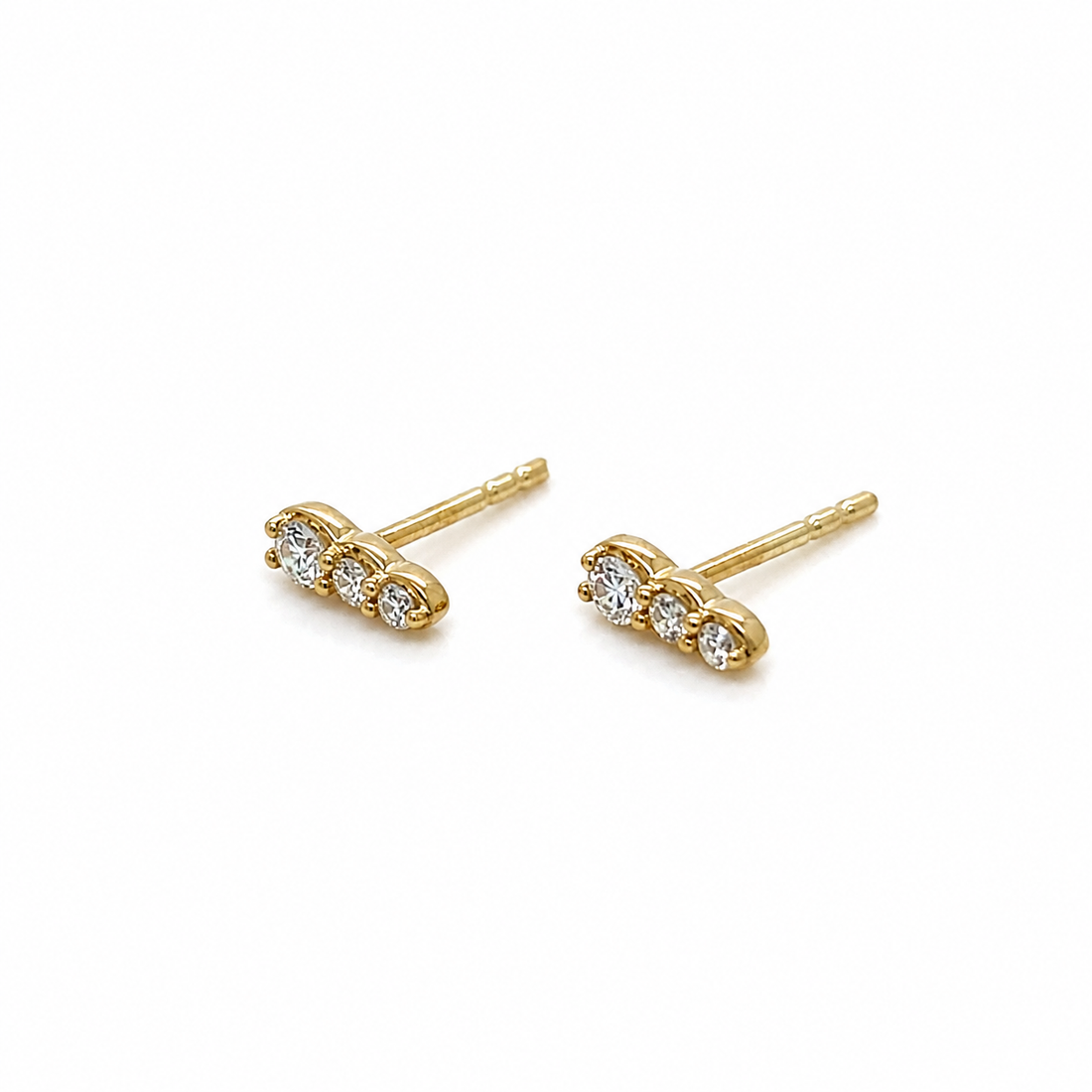 Dami Lab Diamond Studs - Yellow Gold