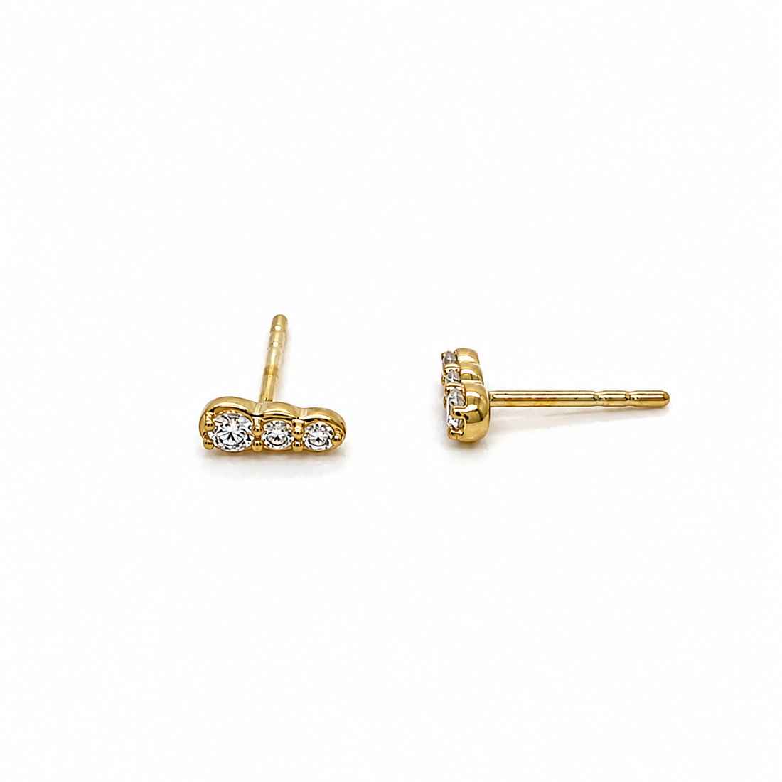 Dami Lab Diamond Studs - Yellow Gold