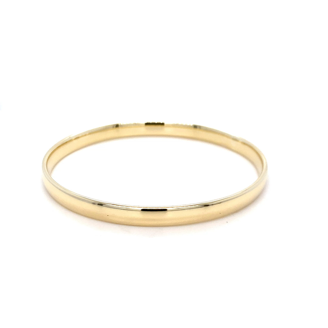 Thick Oval Bangle
