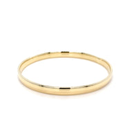 Thick Oval Bangle