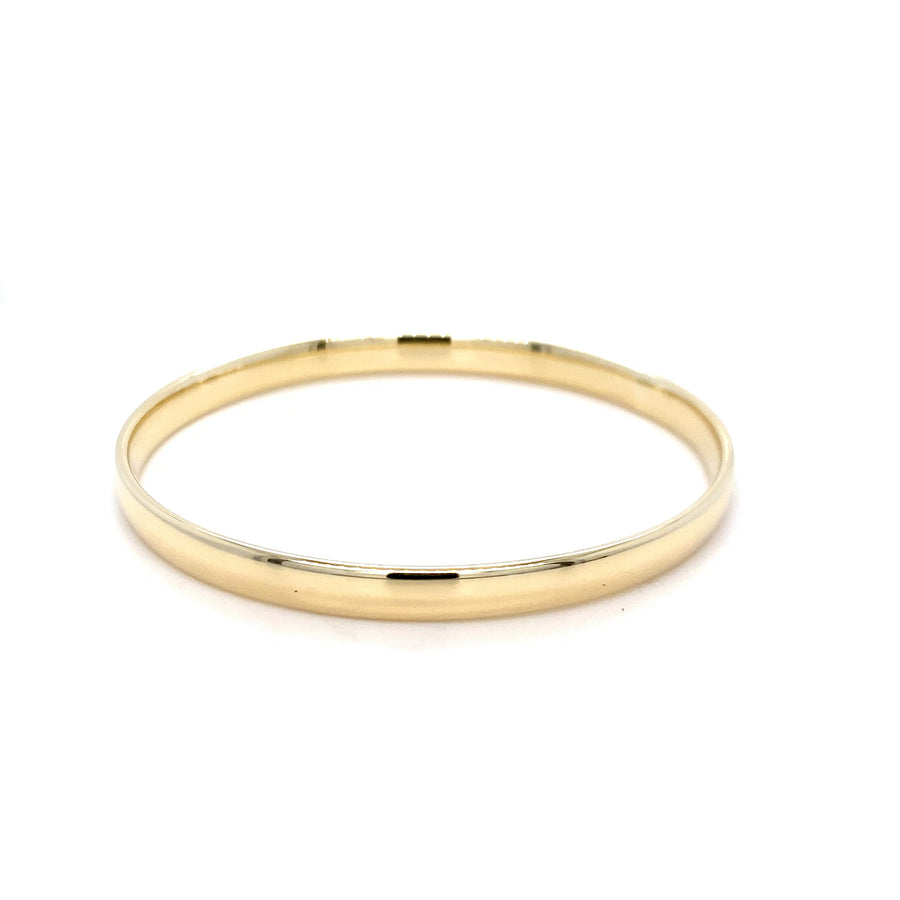 Thick Oval Bangle