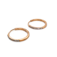Kai Diamond Rose Gold Hoops