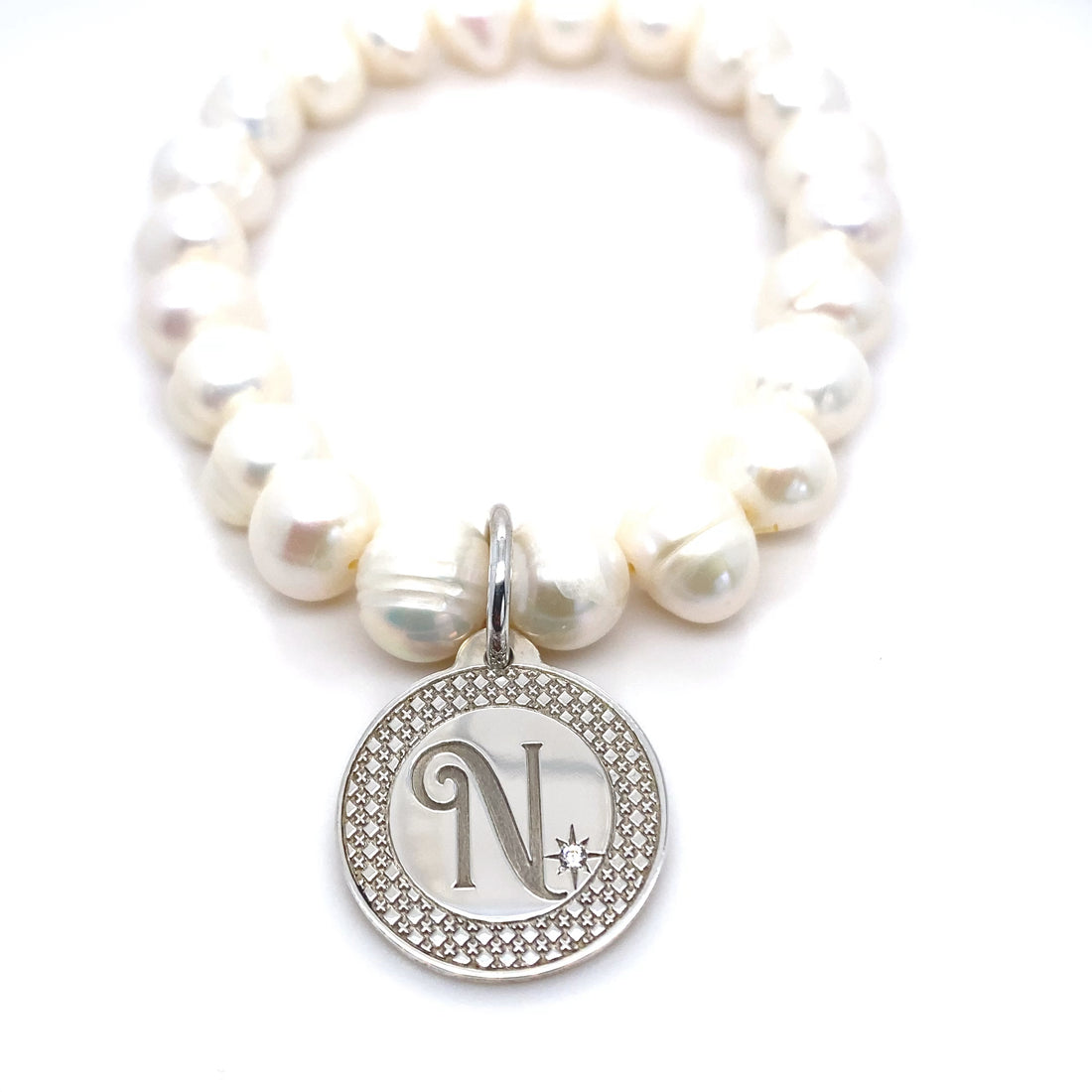 Treasure Charm - Pearl Bracelet