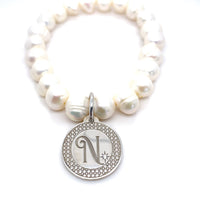 Treasure Charm - Pearl Bracelet