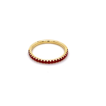 Stacker Ring - Ruby