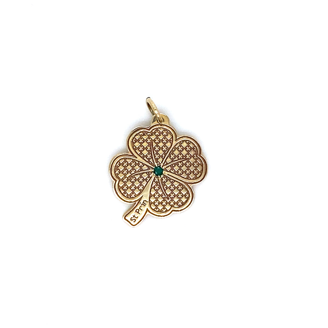 Emerald Clover Charm