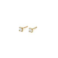 0.5ct Yellow Gold Lab Diamond Studs