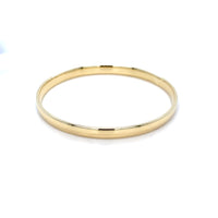 Thick Oval Bangle