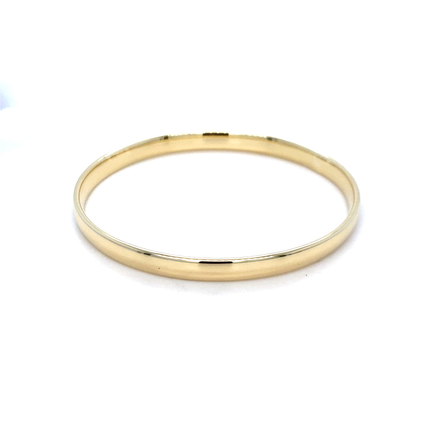 Thick Oval Bangle
