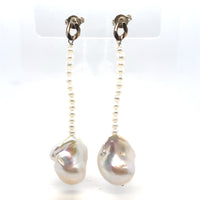 Misty Pearl Drop Earrings