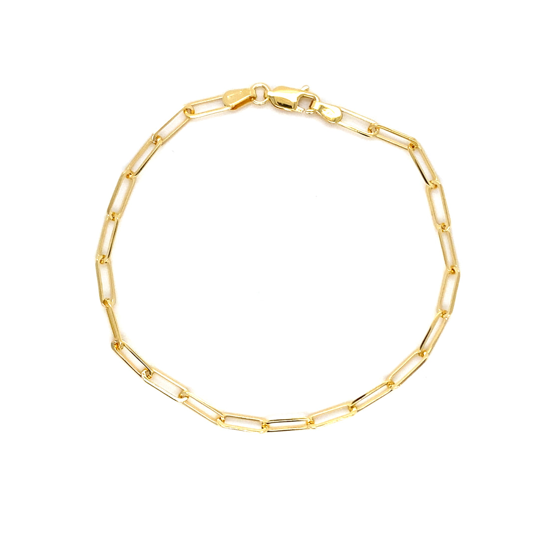 Bella Paperclip Bracelet - Gold