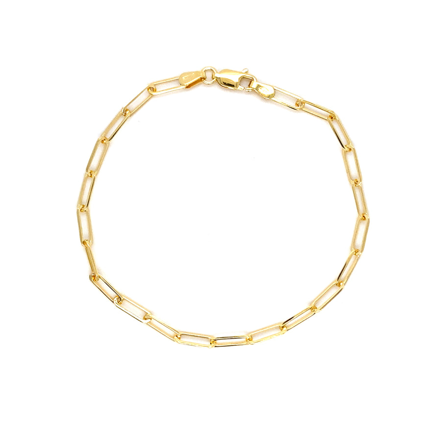 Bella Paperclip Bracelet - Gold